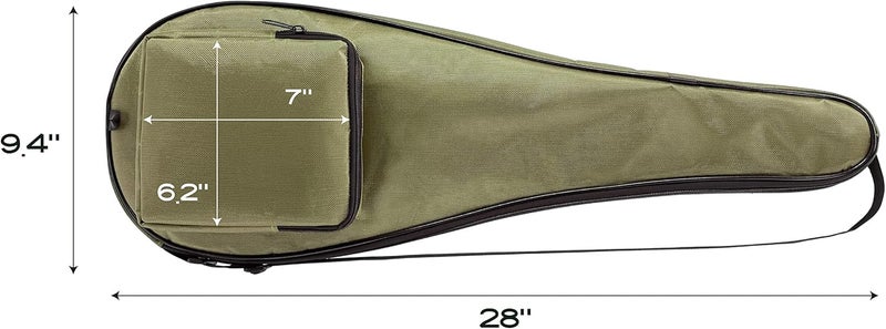 Gespann غطاء مضرب اسكواش لعدد 2 مضرب مع جيب بسحاب - Image 2